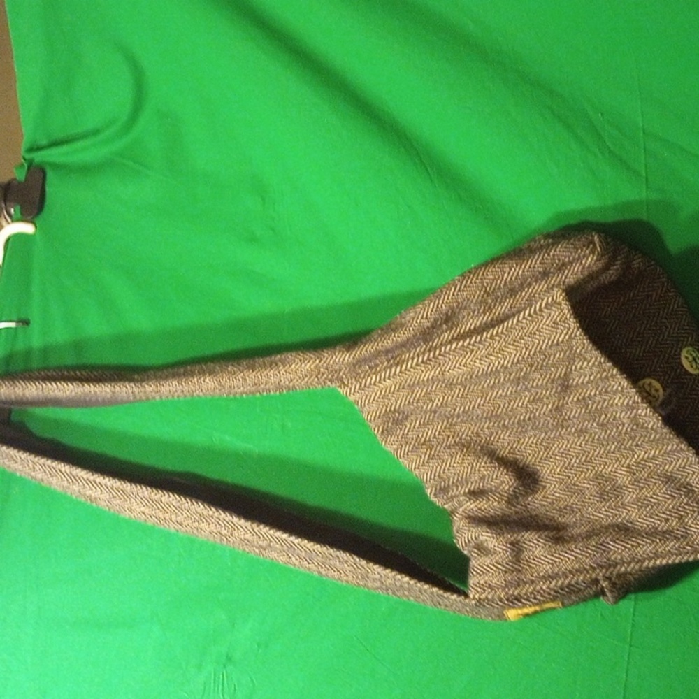 Gray black purse
